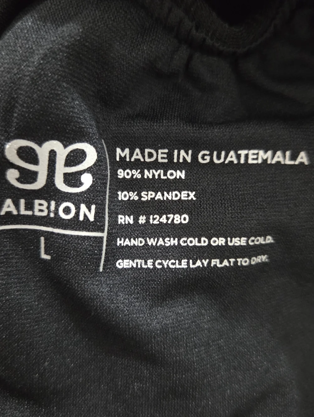 NWT Albion The Maria Black Mesh One-Piece Swimsuit Size Large - Picture 10 of 11